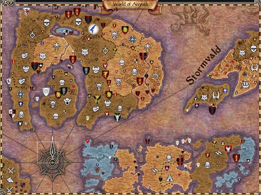 Worldmap of Aerynth, Shadowbane